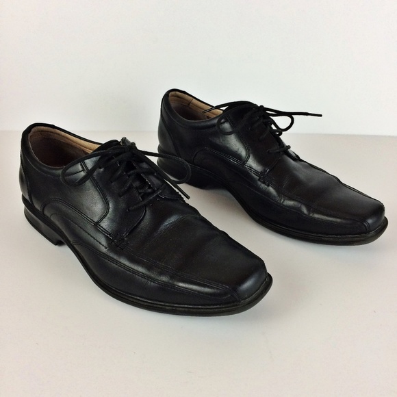 Clarks Other - Clarks Mens Black Dress Lace Up Oxfords Sz 10.5